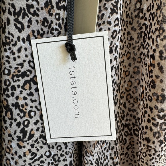 1 State Chiffon Blouse Cold Shoulder Top - Picture 6 of 8